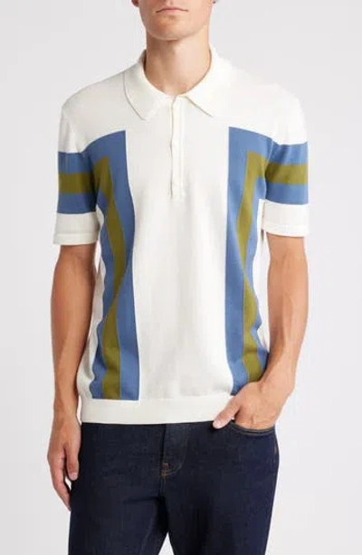 Hugo Boss Hugo Spolo Colorblock Polo In White