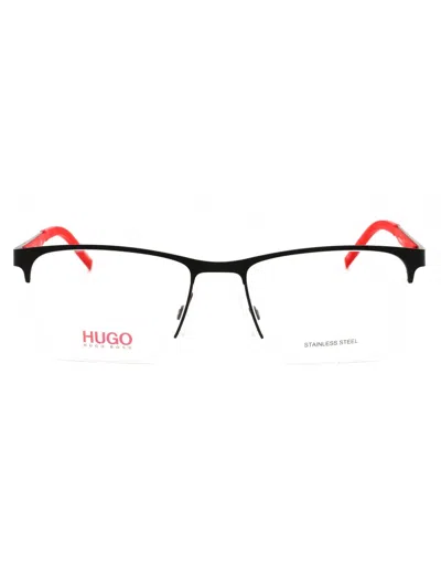 Hugo Boss Hugo Stylish Rectangular Men's Eyeglasses In Multi