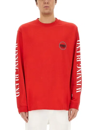 Hugo Boss Hugo Sweatshirt Dicruse In Red
