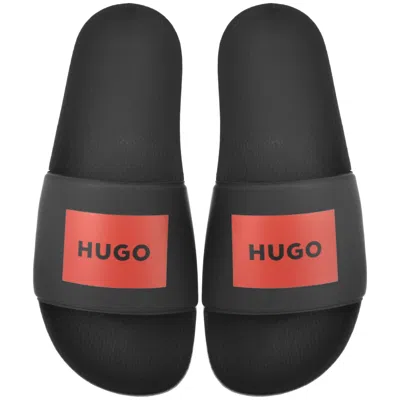 Hugo Boss Hugo Timein Sliders Black In Multi