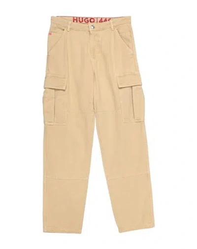Hugo Boss Babies' Hugo Toddler Boy Pants Sand Size 5 Cotton In Neutral