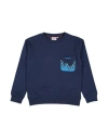 Hugo Boss Hugo Toddler Boy Sweatshirt Blue Size 6 Cotton, Polyester In Blue