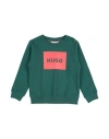 Hugo Boss Babies' Hugo Toddler Boy Sweatshirt Dark Green Size 5 Cotton, Polyester