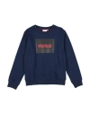 Hugo Boss Hugo Toddler Boy Sweatshirt Navy Size 6 Cotton, Polyester In Blue