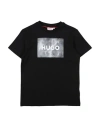 Hugo Boss Hugo Toddler Boy T-shirt Black Size 4 Cotton, Elastane In Black