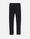 Hugo Boss Hugo Black Cotton Jogger Pant In Black