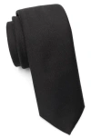 Hugo Boss Hugo Virgin Wool Tie In Black