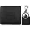 Hugo Boss Hugo Wallet And Keyring Gift Set Black In Black