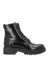 Hugo Boss Hugo Woman Ankle Boots Black Size 6 Soft Leather