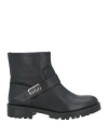 Hugo Boss Hugo Woman Ankle Boots Black Size 8 Leather In Black