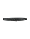 Hugo Boss Hugo Woman Belt Black Size 34 Cow Leather In Black