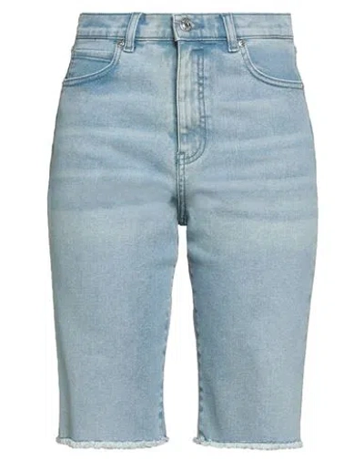 Hugo Boss Hugo Woman Denim Shorts Blue Size 30 Cotton, Elastomultiester, Elastane