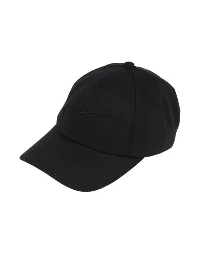 Hugo Boss Hugo Woman Hat Black Size Onesize Cotton, Polyester