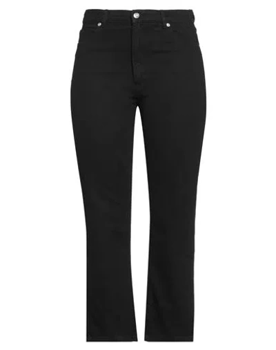 Hugo Boss Hugo Woman Jeans Black Size 32w-32l Cotton, Viscose, Recycled Polyester