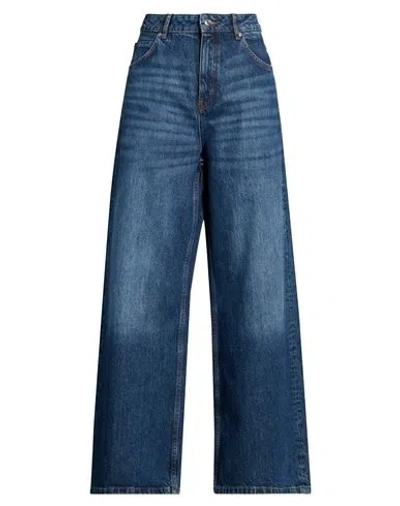 Hugo Boss Hugo Woman Jeans Blue Size 32w-32l Cotton, Recycled Cotton