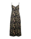 Hugo Boss Hugo Woman Maxi Dress Black Size 10 Recycled Polyester, Polyester In Black