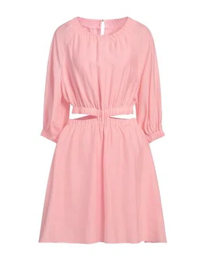 Hugo Boss Hugo Woman Mini Dress Pink Size 14 Lyocell, Polyester