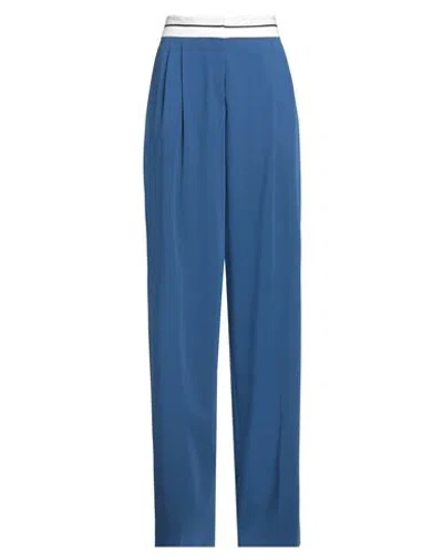 Hugo Boss Hugo Woman Pants Blue Size 8 Viscose, Polyester, Recycled Polyester, Elastane