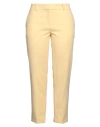 Hugo Boss Hugo Woman Pants Pastel Yellow Size 14 Polyester, Viscose, Elastane In Yellow
