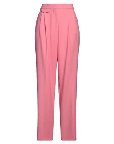 Hugo Boss Hugo Woman Pants Pink Size 8 Polyester, Viscose, Elastane