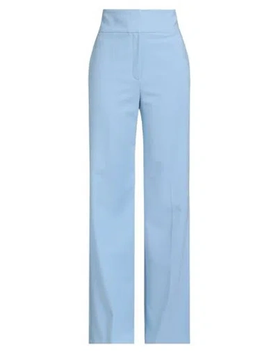 Hugo Boss Hugo Woman Pants Sky Blue Size 8 Polyester, Viscose, Elastane