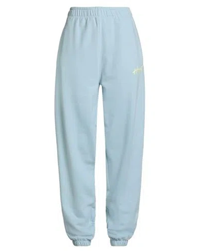 Hugo Boss Hugo Woman Pants Sky Blue Size L Cotton
