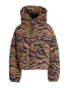 Hugo Boss Hugo Woman Puffer Brown Size L Polyamide In Brown