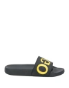 Hugo Boss Hugo Woman Sandals Black Size 6 Plastic In Black