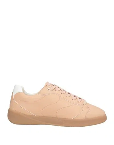 Hugo Boss Hugo Woman Sneakers Blush Size 8 Synthetisches Material, Textile Fibers In Pink