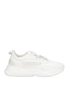 Hugo Boss Hugo Woman Sneakers White Size 10 Textile Fibers In White