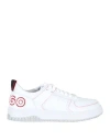 Hugo Boss Hugo Woman Sneakers White Size 11 Textile Fibers In White