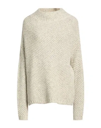 Hugo Boss Hugo Woman Sweater Light Grey Size Xl Cotton, Polyacrylic, Wool, Alpaca Wool In Gray