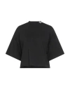 Hugo Boss Hugo Woman T-shirt Black Size M Cotton, Elastane