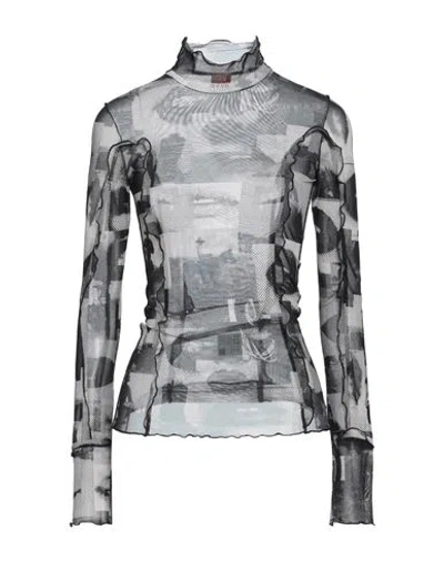 Hugo Boss Hugo Woman Top Grey Size M Polyester, Elastane