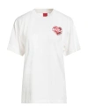 Hugo Boss Hugo Woman T-shirt Ivory Size M Cotton, Elastane In White