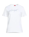 Hugo Boss Hugo Woman T-shirt White Size L Cotton