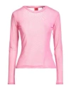 Hugo Boss Hugo Woman Top Magenta Size M Polyester, Elastane In Pink