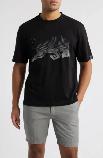 Hugo Boss Hugo X Rb Formula One™ Team Relaxed Fit Graphic T-shirt In Black