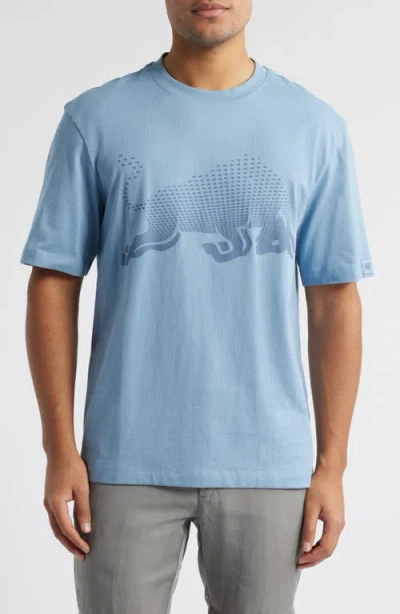 Hugo Boss Hugo X Rb Formula One™ Team Relaxed Fit Graphic T-shirt In Medium Blue