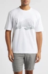 Hugo Boss Hugo X Rb Formula One™ Team Relaxed Fit Graphic T-shirt In White