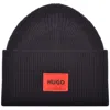 Hugo Boss Hugo Xaff 6 Beanie Hat Navy In Blue