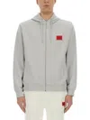 Hugo Boss Hugo Sweatshirt With Logo In Grey