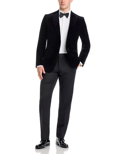 Hugo Boss Hutson Cotton Slim Fit Sport Coat In Black
