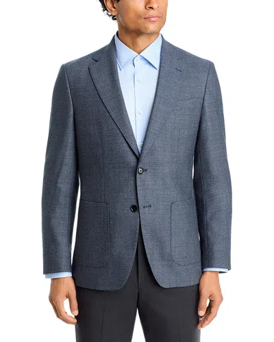 Hugo Boss Hutson Herringbone Slim Fit Sport Coat In Blue