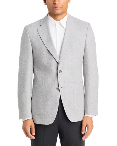 Hugo Boss Hutson Herringbone Slim Fit Sport Coat In Gray