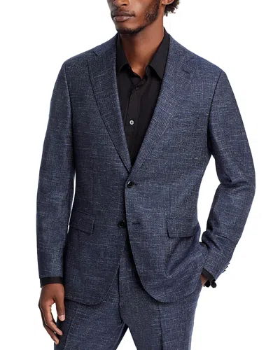 Hugo Boss Hutson Melange Slim Fit Suit Jacket In Dark Blue