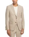 Hugo Boss Hutson Melange Slim Fit Suit Jacket In Light Beige