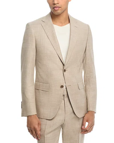 Hugo Boss Hutson Melange Slim Fit Suit Jacket In Light Beige
