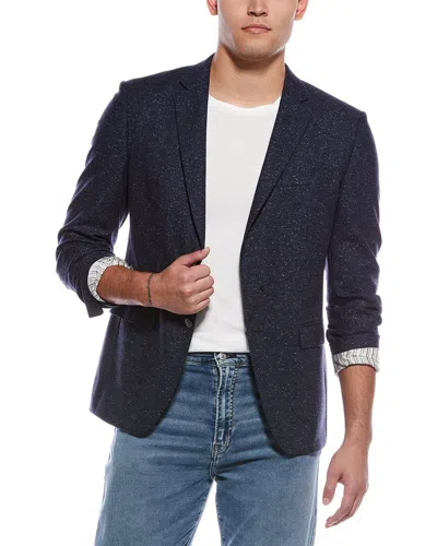 HUGO BOSS HUTSON SLIM FIT WOOL & SILK-BLEND BLAZER