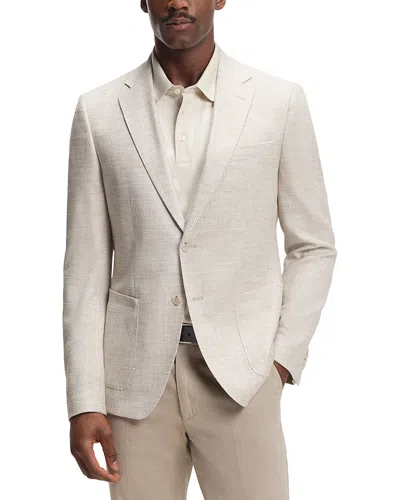 Hugo Boss Hutson Textured Solid Sport Coat In White